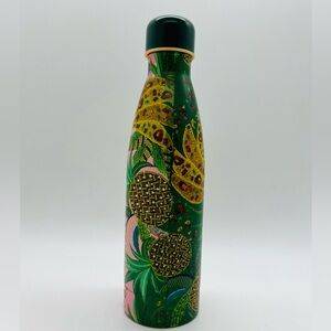 FARM Rio Green, Pink and Yellow Tropical Fruit Water Bottle NWT